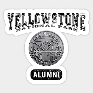 Lake Village Alumni Yellowstone National Park (for light items) Sticker